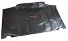 C6 Corvette Embroidered Top Bag Black with Black C6 Logo